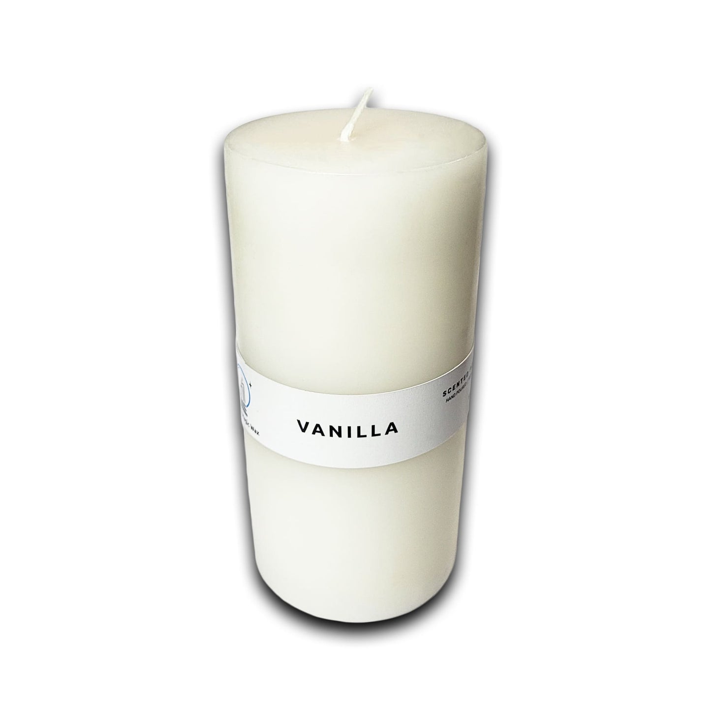 Vanilla Scented Paraffin Candle - Pillar - 600g